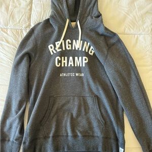 Reigning Champ Midweight Terry Logo Hoodie - L